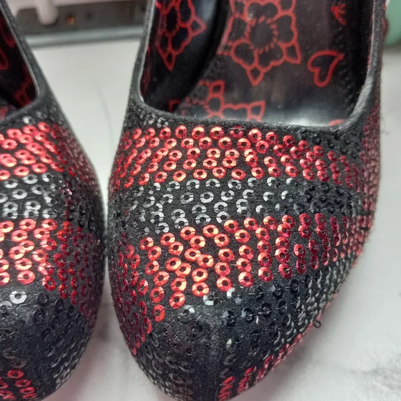 Nwt discontinued sparkly stoned heels! Y2k! Rare! Sold - Picture 3 of 8